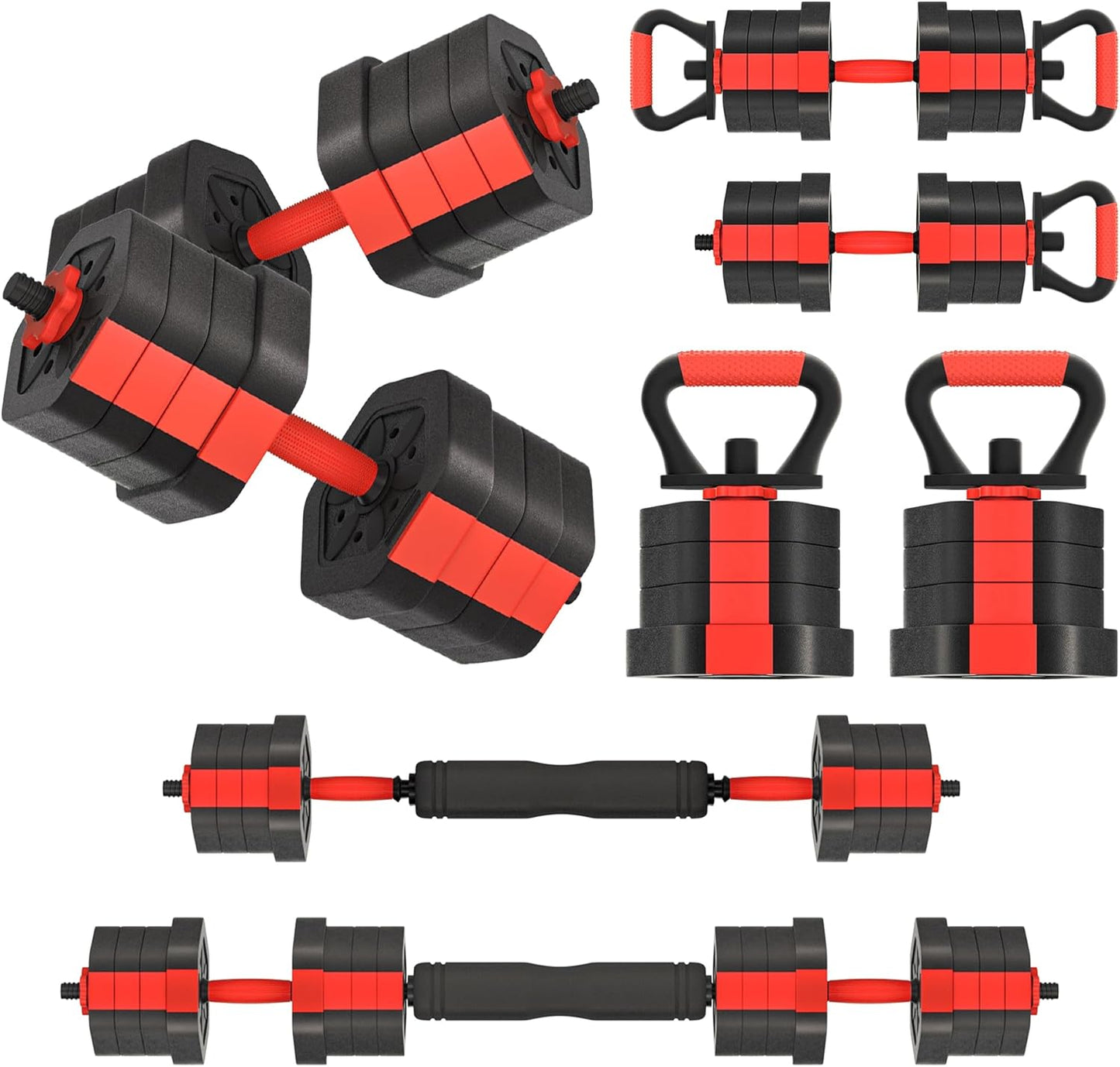 VIVITORY Adjustable Dumbbell Set for Home Gym Workouts