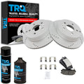 TRQ Rear Performance Brake Pad & Rotor Kit for Chevrolet Equinox