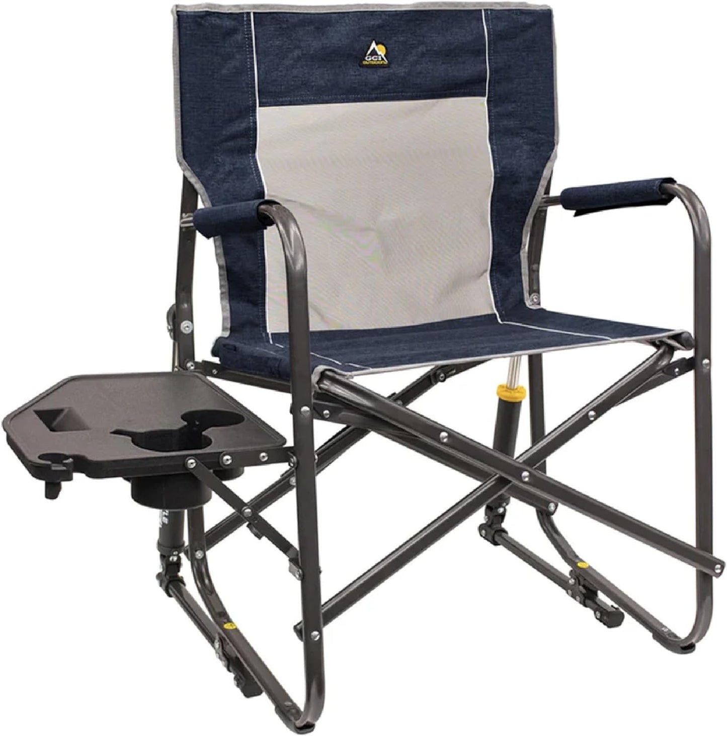 GCI Outdoor Freestyle Rocker with Side Table for Camping Comfort