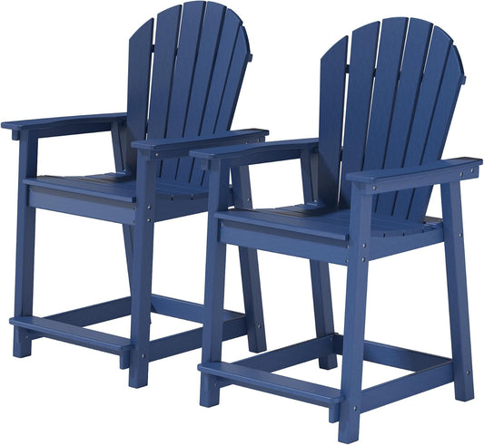Outdoor Tall Adirondack Chairs Set of 2 for Ultimate Comfort