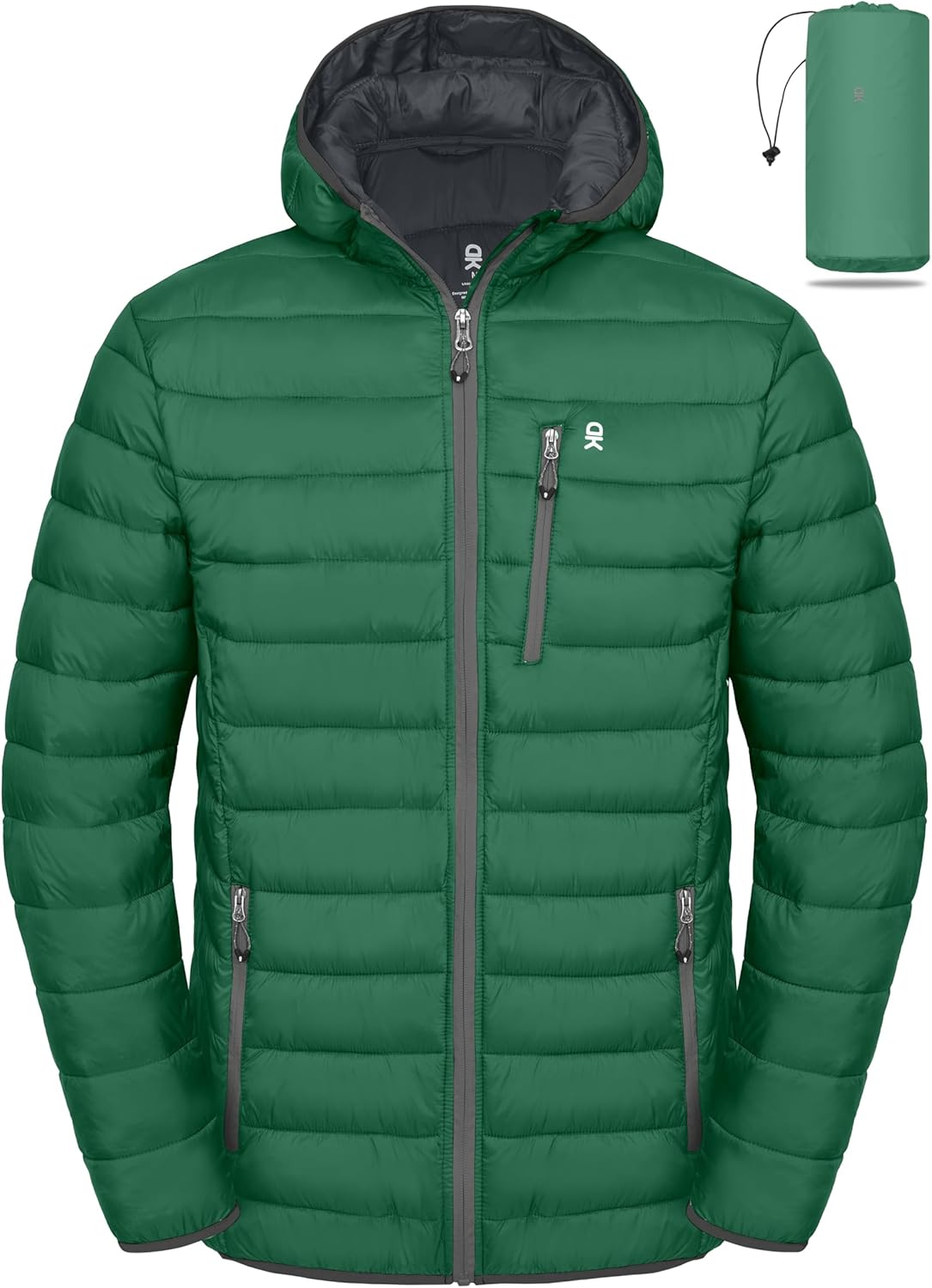 Little Donkey Andy Men's Packable Puffer Jacket for Winter