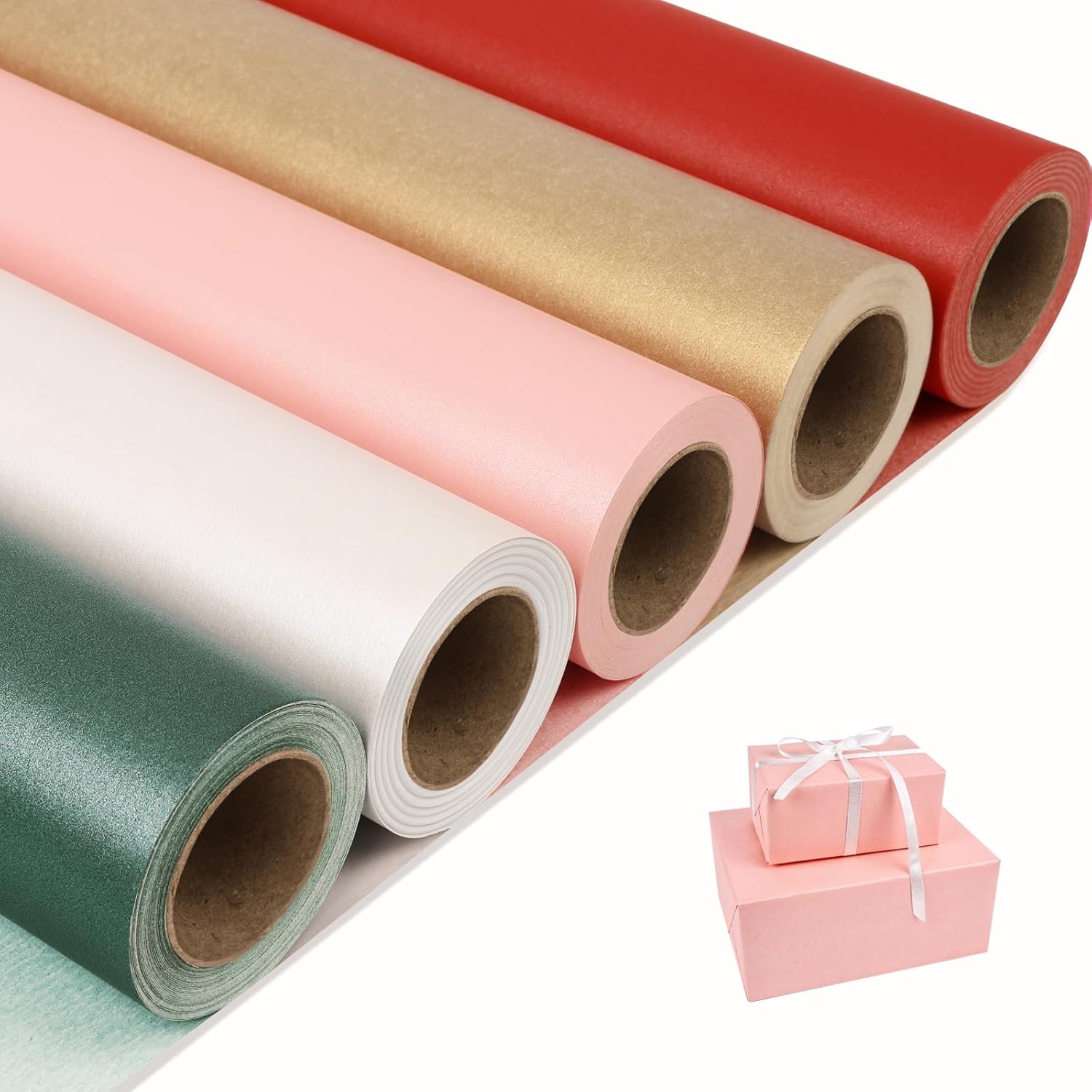 NESCCI Matte Wrapping Paper for Elegant Gift Wrapping Needs