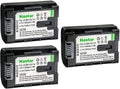 Kastar 3-Pack Battery Replacement for JVC BN-VG107 BN-VG108 - Long Run
