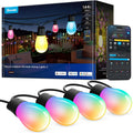 Govee S14 Bulb Outdoor String Lights 144ft Smart RGBICW - Patio Decor