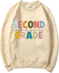 Teacher Sweatshirts for Women Back to School Graphic Crewneck - Cozy