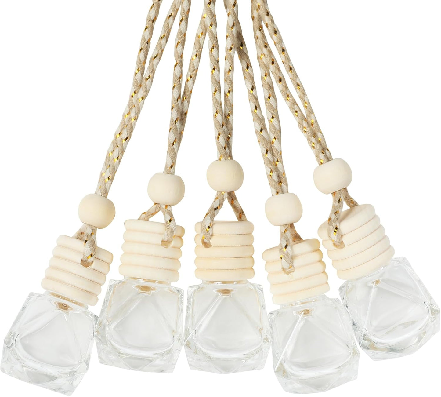 Reswish Car Air Freshener Set - Clear Glass Diffuser