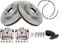 TRQ Front Brake Pad & Rotor Kit for Lexus CT200h & Toyota Prius