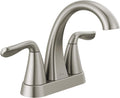 Delta Arvo Centerset Bathroom Faucet in Brushed Nickel Finish