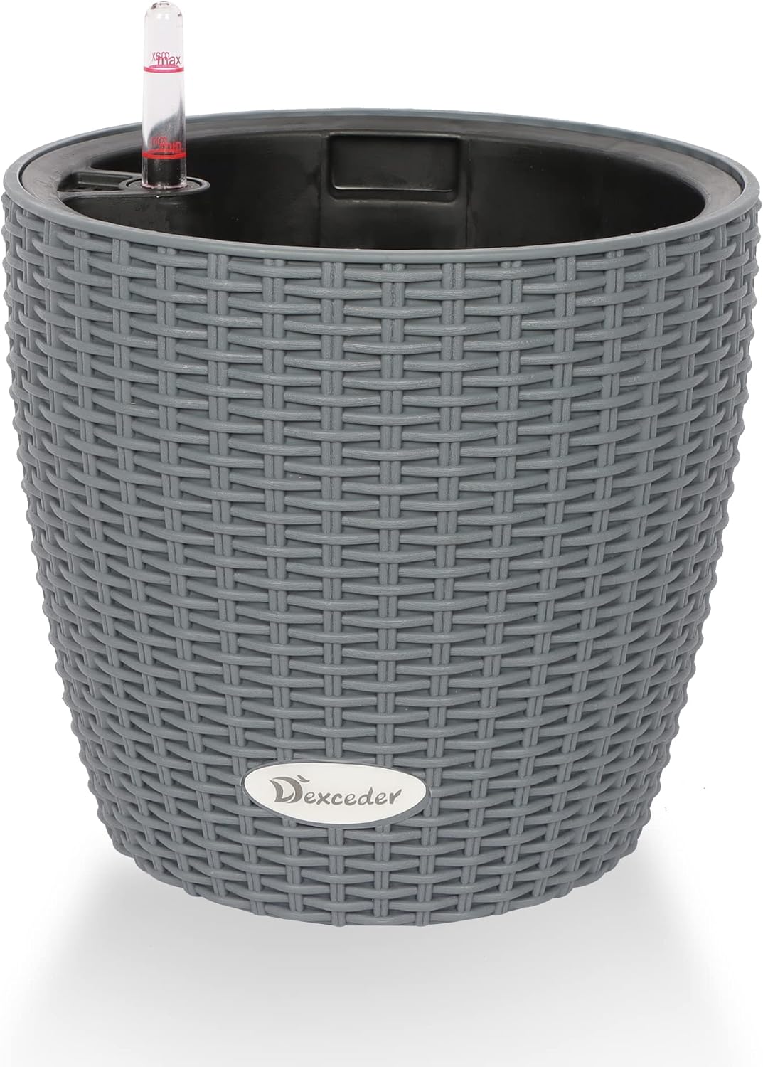 Dexceder Rattan Self Watering Planter for Indoor and Outdoor Use