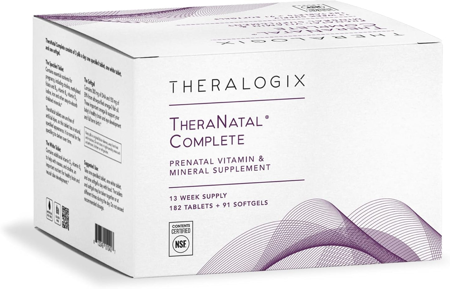 TheraNatal Complete Prenatal Vitamin Supplement for Moms