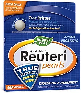 Primadophilus Reuteri Pearls Probiotic for Digestion & Immunity