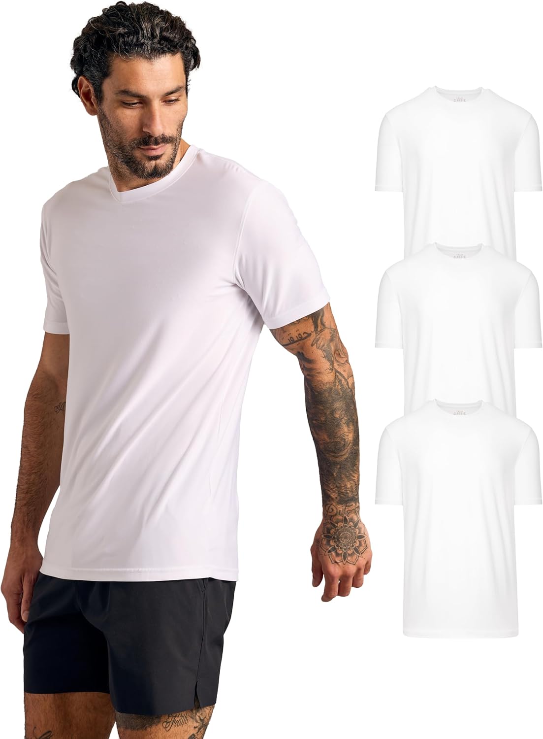 True Classic Workout Shirts for Men - Performance Fit & Comfort