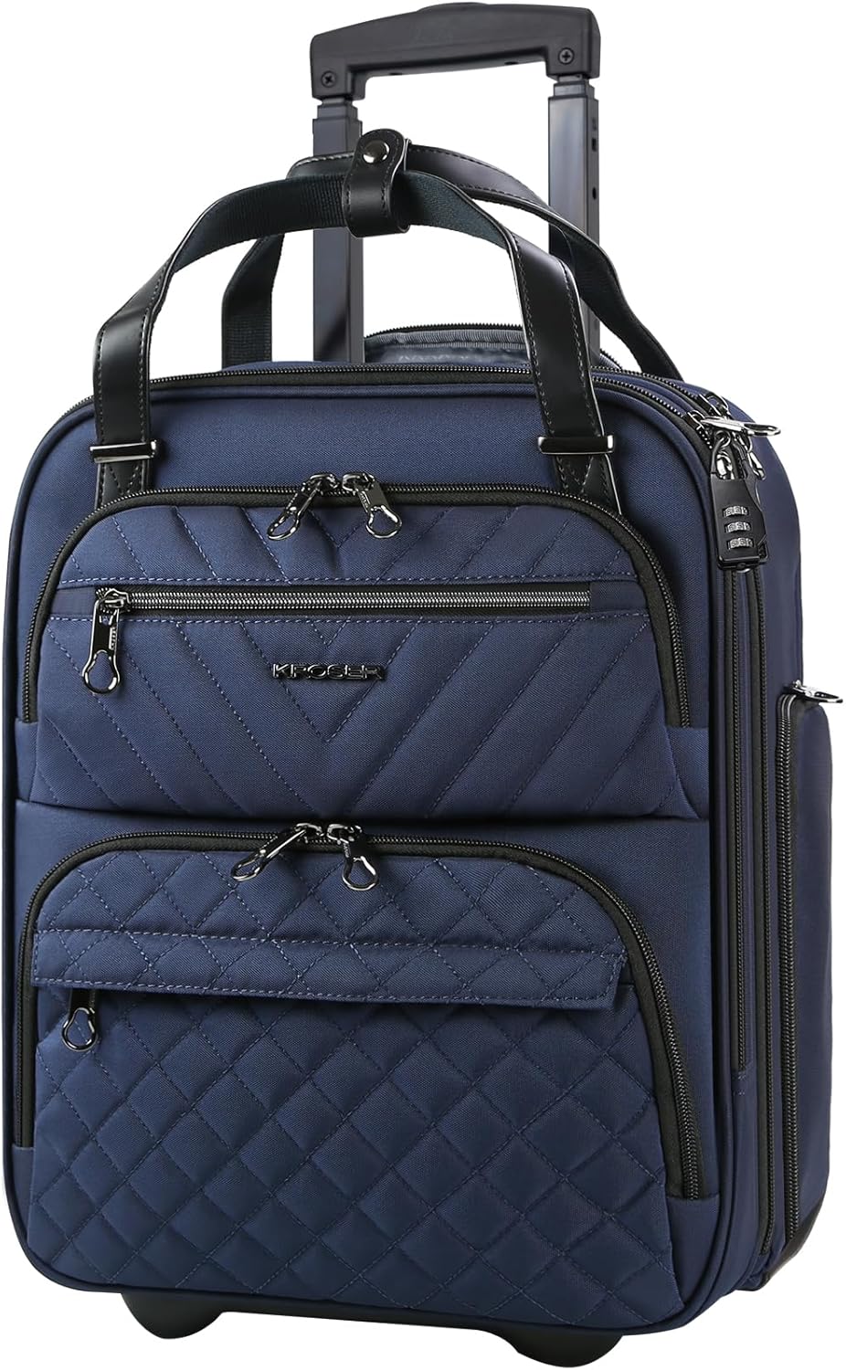 KROSER Carry On Underseat Multi-functional Overnight Suitcase