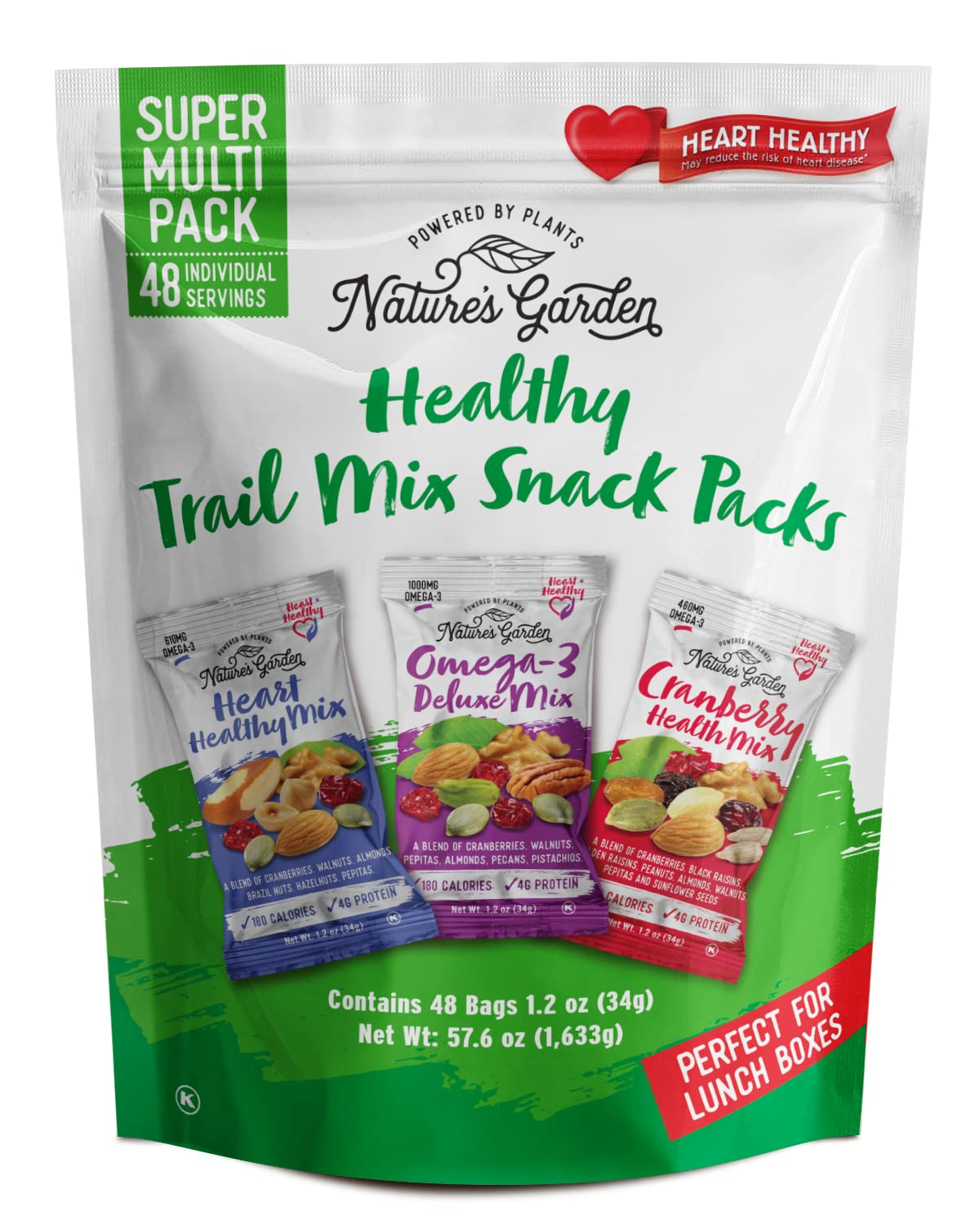 Nature's Garden Healthy Trail Mix Snack Pack - Delicious & Nutritious