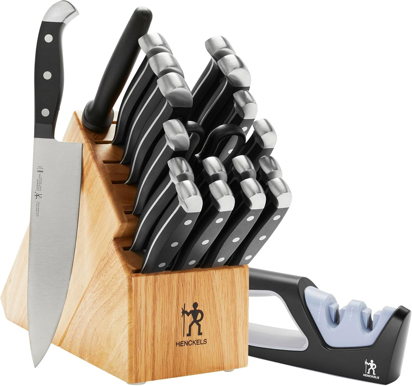 HENCKELS Statement Razor-Sharp 20-Piece Knife Set with Block