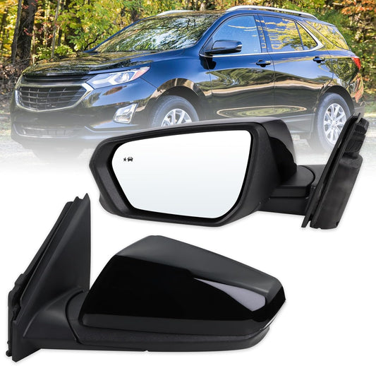 Left Driver Side Mirror for 2018-2024 Chevy Equinox & GMC Terrain