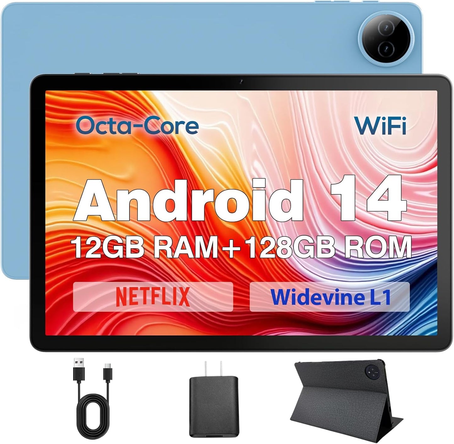 DigiLand 10.1 Inch HD Octa-Core Tablet with 12GB RAM and 128GB ROM