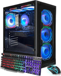 STGAubron Gaming PC Desktop Ryzen 5 5500 RTX 3050 - Smooth 1080p Play