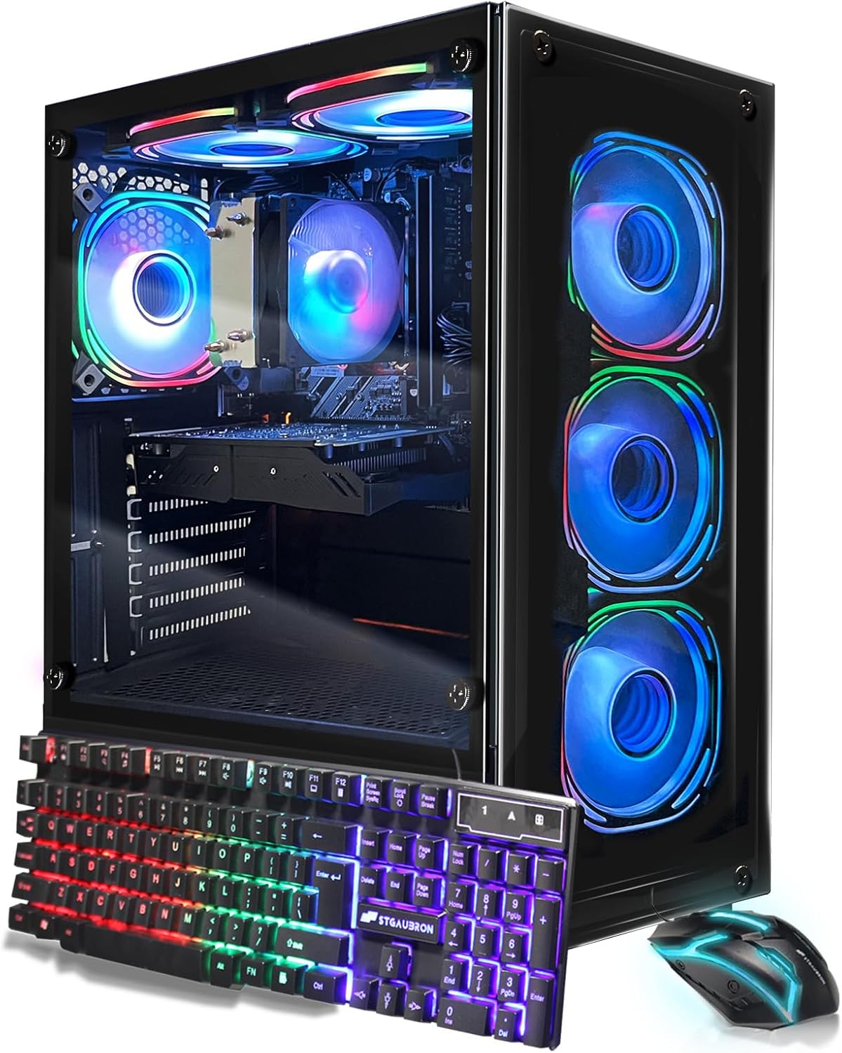 High-Performance Gaming PC with Ryzen 5 and RTX 3050 Graphics