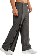 Tear Away Pants for Men Easy Open Side Wide Leg Post Surgery Pants