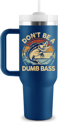 Fishing Gifts for Men Funny Fishing Tumbler - 40oz Insulated Travel