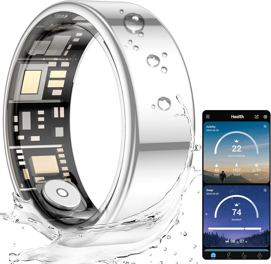 24/7 Health Monitoring Tracker, 7-Day Battery, No Fees, IP68 Waterproof - FENDALE