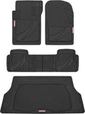 Motor Trend FlexTough Heavy Duty Rubber Car Floor Mats - All Weather