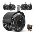 MASTERY MART 2.5 Heavy Duty Chair Wheels - Easy Mobility on Any Floor!