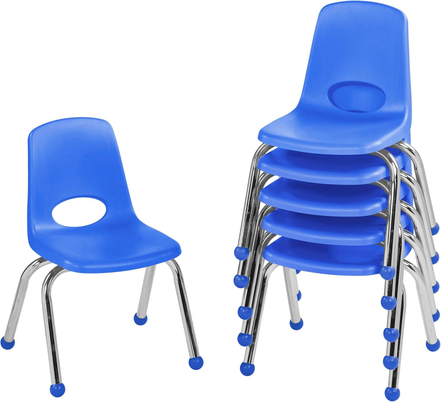 FDP 12 School Stack Chair Set of 6 for Classroom Use