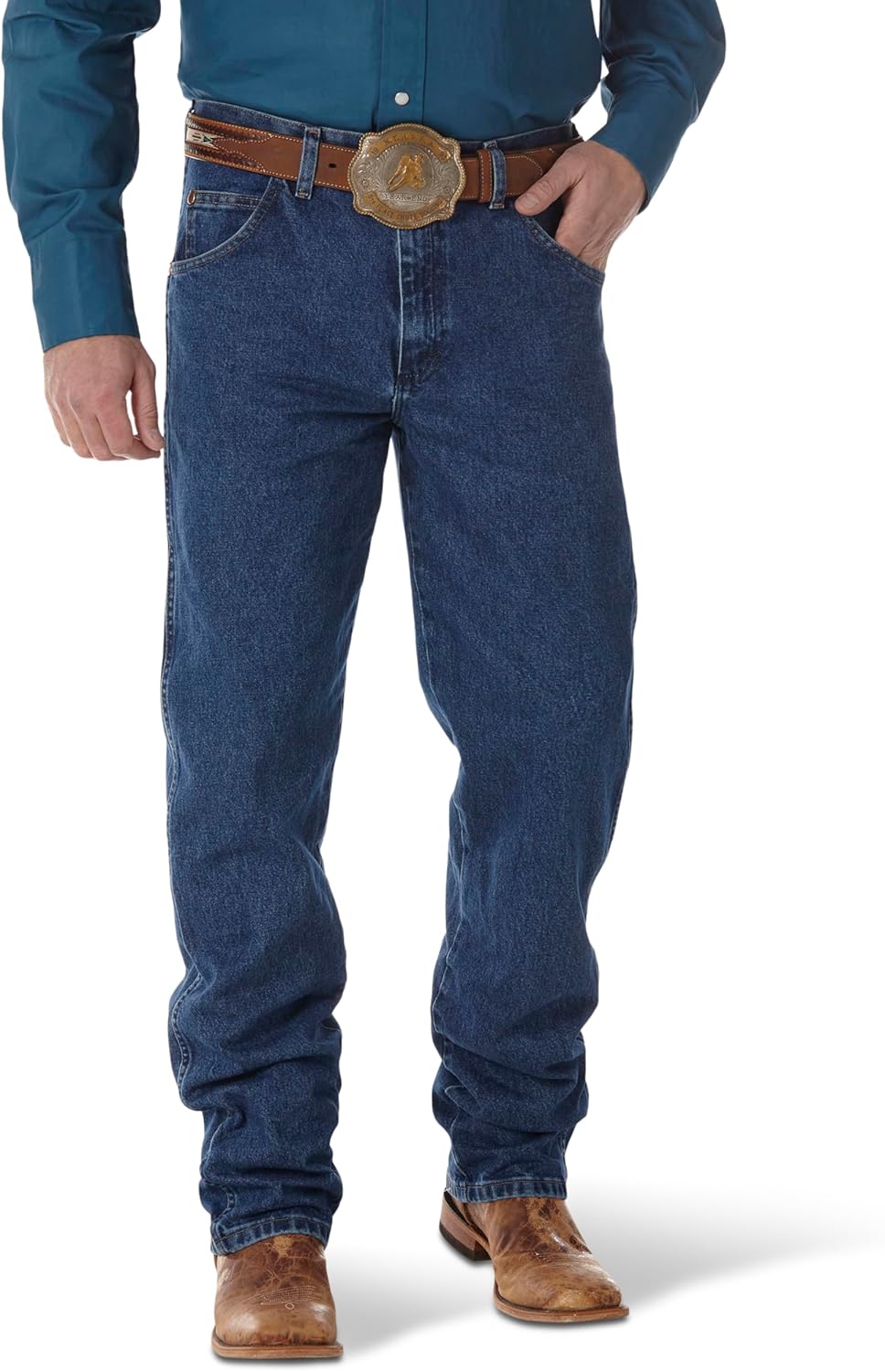 Wrangler Men's Cowboy Cut Relaxed Fit Jeans for Comfort and Style