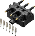 Ignition Coil Pack UF305 and Iridium Spark Plugs Set of 6 - Reliable
