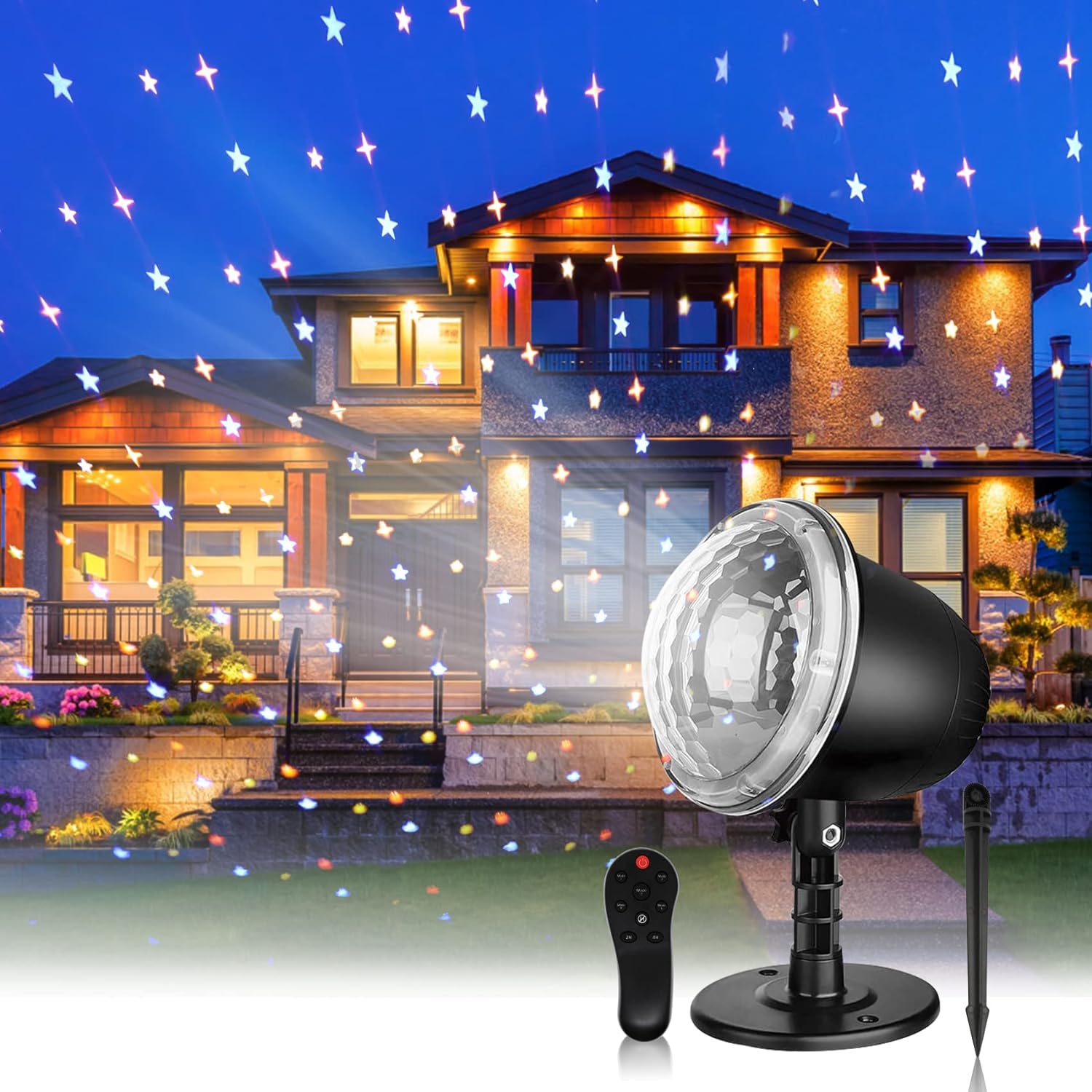 Remote Controlled Christmas Projector Light