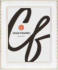 Craig Frames Victoria 13x14 Picture Frame Ornate White and Gold