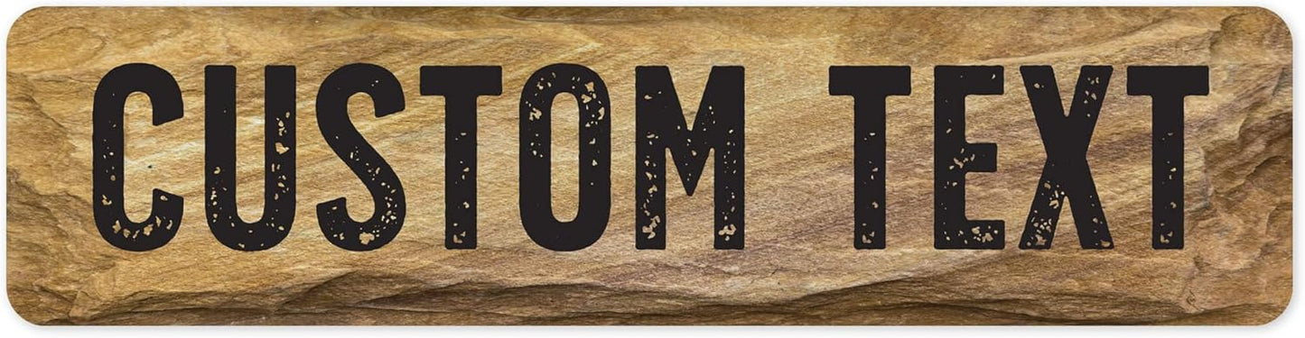 Custom Street Sign with 11 Font Colors and 22 Sizes Available