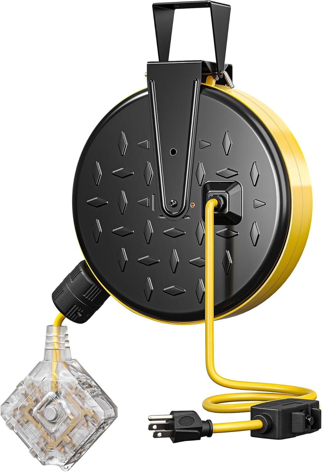 DEWENWILS 30 Ft Retractable Extension Cord Reel for Easy Use