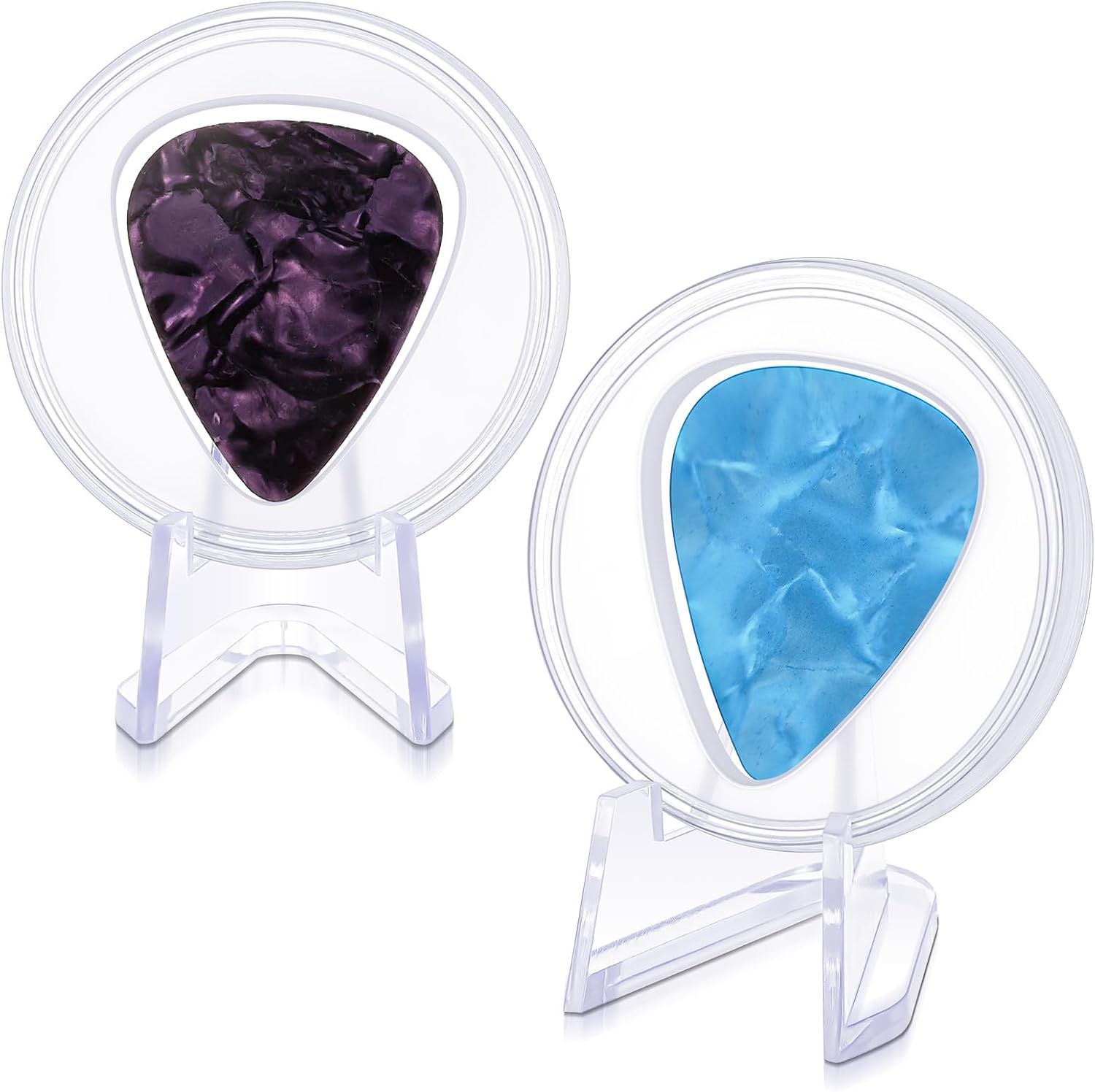Crystal Clear Case for Guitar Picks - Showcase Your Collection!