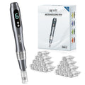 Professional Microneedling Pen with 20 Cartridges - 6 Speeds for Home