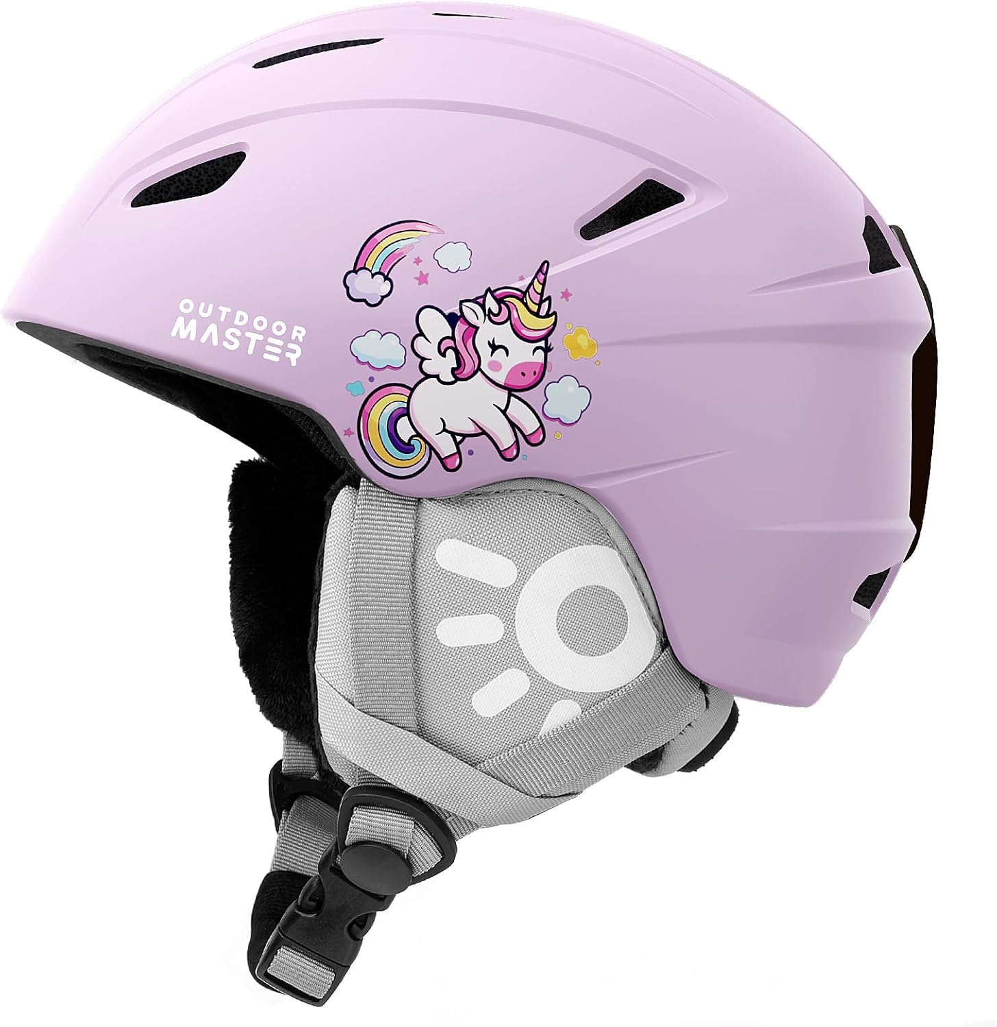 OutdoorMaster Anoa Kids Ski Helmet - Safe, Stylish & Adjustable