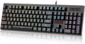 Redragon K509 RGB Gaming Keyboard: Low-Profile Quiet Keys!