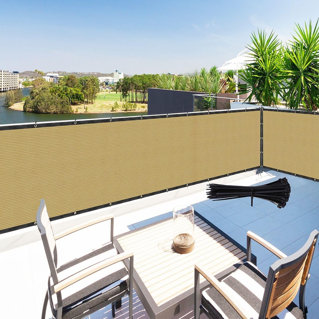 Privacy Screen Fence Cover Panel Shade Cloth for Outdoor Spaces