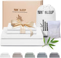 TWK Luxury Sheet Set 100% Viscose from Bamboo - Cooling Comfort