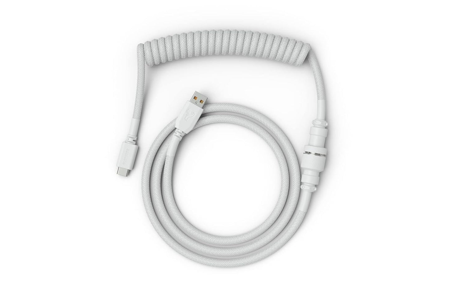 Glorious Coiled Keyboard Cable - Premium USB C Artisan Braided