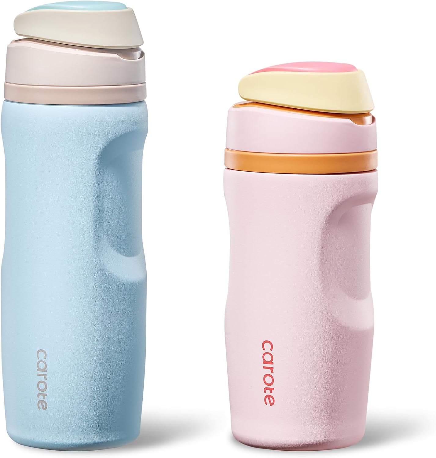 CAROTE Insulated Stainless Steel Water Bottle 2 Pack for All