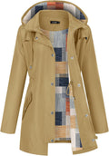 LOMON Women Waterproof Outdoor Hiking Raincoat - Lightweight Lined