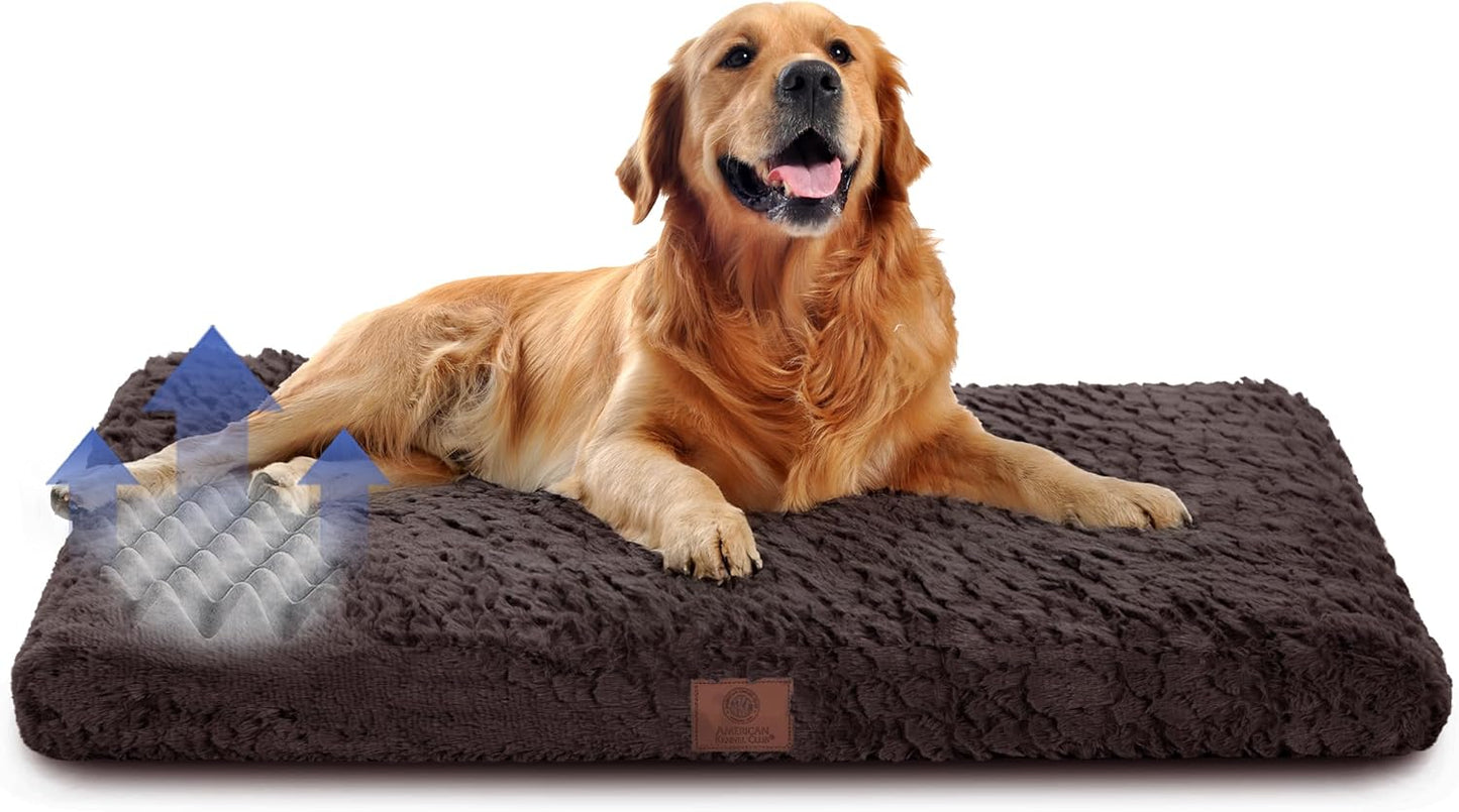 Orthopedic Memory Foam Dog Crate Mat for Joint Relief