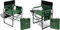SUNNYFEEL Oversized Camping Directors Chair 2 Pack - Heavy-Duty
