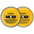 12in Miter Saw Blade 80T & 32T (2-Pack) - Tungsten Carbide Cutters