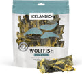 Wolffish Fish Skin Sticks & Pieces 9oz - Long Lasting Natural Chew