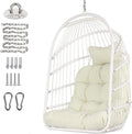 Chihee Egg Chair Foldable Wicker Rattan Swing for Indoor Outdoor