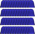 Drawstring Bags Nylon Gym Bags with Cinch Sack - 48Pcs Blue set
